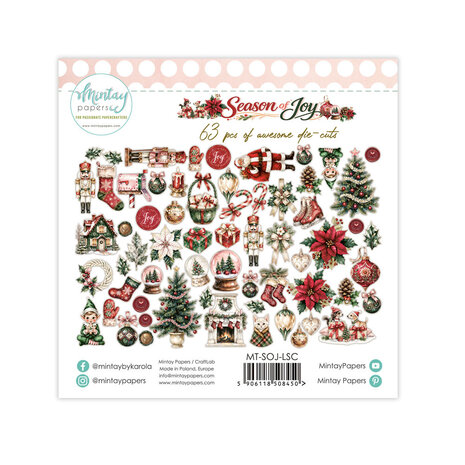 Mintay Season of Joy Paper Die-Cuts (63pcs) (MT-SOJ-LSC)