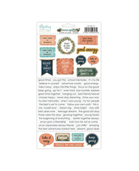 Mintay Teen Spirit 6x12 Inch Paper Stickers Words (MT-TSP-13)