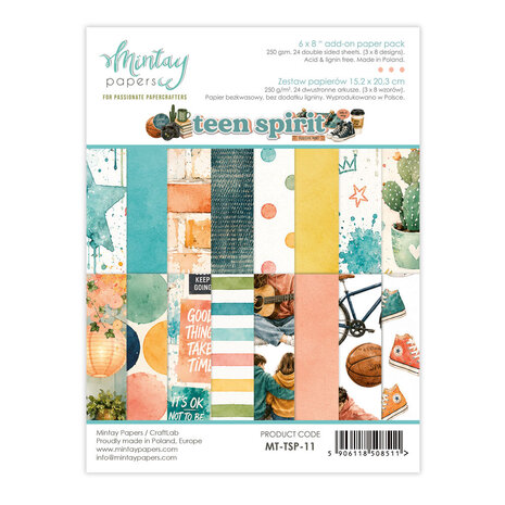 Mintay Teen Spirit 6x8 Inch Add-On Paper Pack (MT-TSP-11)