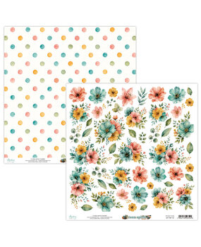 Mintay Teen Spirit 12x12 Inch Fussy Cut Floral Paper (MT-TSP-10)