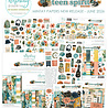 Mintay Teen Spirit 12x12 Inch Fussy Cut Floral Paper (MT-TSP-10)