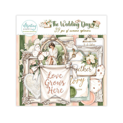 Mintay The Wedding Day Paper Ephemera (39pcs) (MT-TWD-LSCE)
