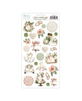 Mintay The Wedding Day 6x12 Inch Paper Stickers Elements (MT-TWD-12)