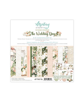 Mintay The Wedding Day 8x8 Inch Scrapbooking Paper Set (MT-TWD-08)