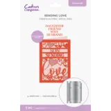 Crafter's Companion Interchangeable Create-a-Card Dies Sending Love (CC-MD-CAD-SELO)