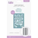 Crafter's Companion Interchangeable Create-a-Card Dies Happy Birthday (CC-MD-CAD-HABI)
