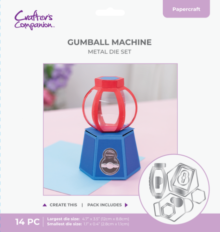 Crafter's Companion 3D Metal Die Gumball Machine (CC-MD-GUMB) Crafter's Companion 3D Metal Die Gumball Machine (CC-MD-GUMB)