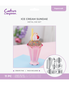 Crafter's Companion 3D Metal Die Ice Cream Sundae (CC-MD-ICESUN)