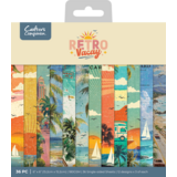Crafter's Companion Retro Vacay 6x6 Inch Paper Pad (CC-RV-PAD6)