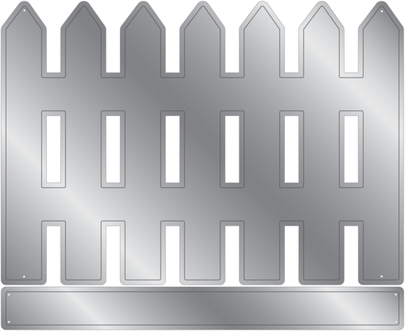 Crafter's Companion Summer Garden Metal Die & Stencil Picket Fence by Nature's Garden (NG-SUG-MD-STEN-PF) Crafter's Companion Summer Garden Metal Die & Stencil Picket Fence by Nature's Garden (NG-SUG-MD-STEN-PF)