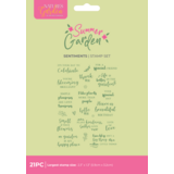 Crafter's Companion Summer Garden Photopolymer Stamp Sentiments by Nature's Garden (NG-SUG-STP-SENT)