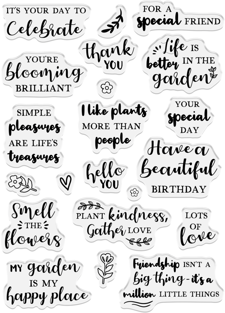 Crafter's Companion Summer Garden Photopolymer Stamp Sentiments by Nature's Garden (NG-SUG-STP-SENT) Crafter's Companion Summer Garden Photopolymer Stamp Sentiments by Nature's Garden (NG-SUG-STP-SENT)