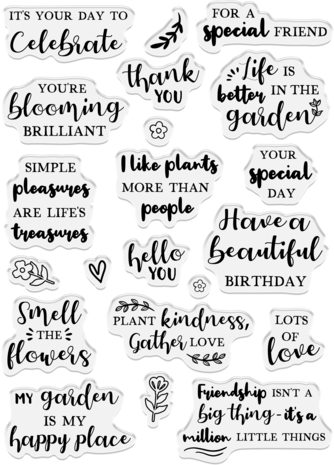 Crafter's Companion Summer Garden Photopolymer Stamp Sentiments by Nature's Garden (NG-SUG-STP-SENT) Crafter's Companion Summer Garden Photopolymer Stamp Sentiments by Nature's Garden (NG-SUG-STP-SENT)