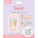 Crafter's Companion Life is Sweet Metal Die Set Ice Creams & Lollies (CC-LS-MD-ICLO)
