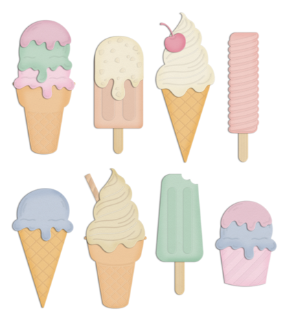 Crafter's Companion Life is Sweet Metal Die Set Ice Creams & Lollies (CC-LS-MD-ICLO) Crafter's Companion Life is Sweet Metal Die Set Ice Creams & Lollies (CC-LS-MD-ICLO)