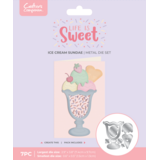 Crafter's Companion Life is Sweet Metal Die Set Ice Cream Sundae (CC-LS-MD-ICSU)