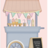 Crafter's Companion Life is Sweet Stamp & Die Set Ice Cream Cart (CC-LS-STD-ICRC)