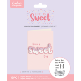 Crafter's Companion Life is Sweet Stamp & Die Set You're So Sweet (CC-LS-STD-YSSW)