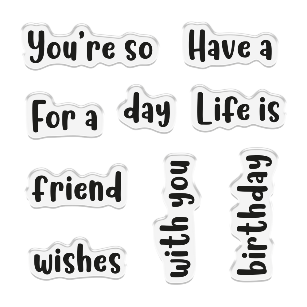 Crafter's Companion Life is Sweet Stamp & Die Set You're So Sweet (CC-LS-STD-YSSW)