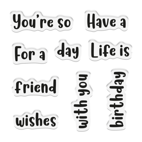 Crafter's Companion Life is Sweet Stamp & Die Set You're So Sweet (CC-LS-STD-YSSW)