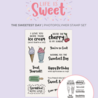 Crafter's Companion Life is Sweet Photopolymer Stamp Set The Sweetest Day (CC-LS-STP-TSWD) Crafter's Companion Life is Sweet Photopolymer Stamp Set The Sweetest Day (CC-LS-STP-TSWD)
