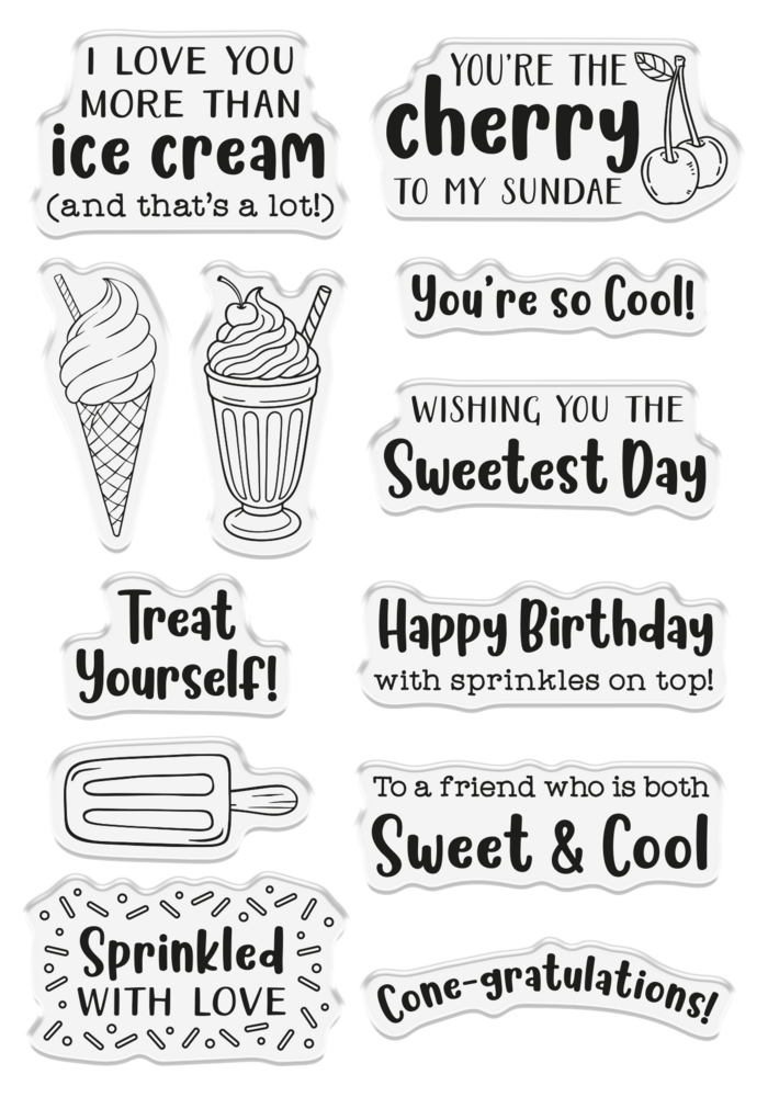 Crafter's Companion Life is Sweet Photopolymer Stamp Set The Sweetest Day (CC-LS-STP-TSWD) Crafter's Companion Life is Sweet Photopolymer Stamp Set The Sweetest Day (CC-LS-STP-TSWD)