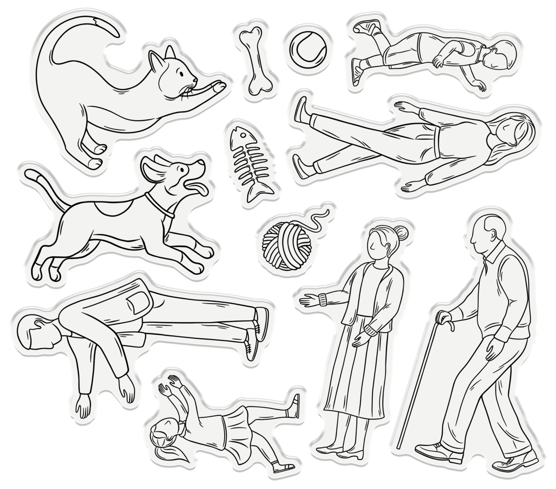 Crafter's Companion Motion Friends Stamp & Die Set (CC-STD-MOFR) Crafter's Companion Motion Friends Stamp & Die Set (CC-STD-MOFR)