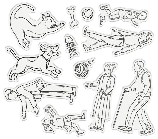 Crafter's Companion Motion Friends Stamp & Die Set (CC-STD-MOFR) Crafter's Companion Motion Friends Stamp & Die Set (CC-STD-MOFR)