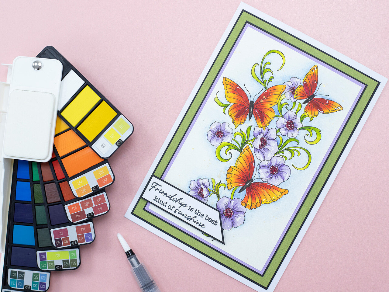 Crafter's Companion Flip Watercolour Paint Palette (42 Colours) (CC-FLIP-WATPAL) Crafter's Companion Flip Watercolour Paint Palette (42 Colours) (CC-FLIP-WATPAL)