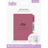 Crafter's Companion Recipe Book Stamp & Metal Die Tabs & Recipe Sentiments (CC-RB-STD-TABSE)