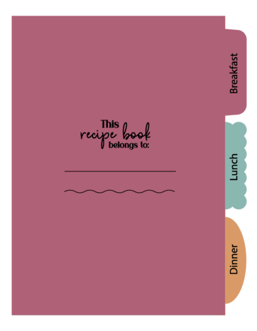 Crafter's Companion Recipe Book Stamp & Metal Die Tabs & Recipe Sentiments (CC-RB-STD-TABSE)