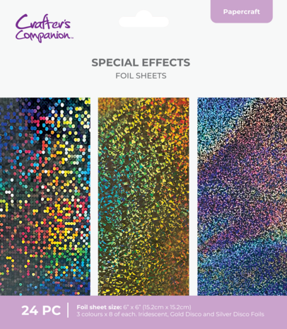 Crafter's Companion Cut in Edge Foils Sheets Special Effects (CC-FOILS-SPEEF)
