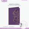 Crafter's Companion Cut in Edge Foil Rub Ons & Metal Die Hearts & Swirls (CC-FOILTR6-MD-HS)