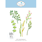 Elizabeth Craft Designs Bloom Wildly Die Floral Greenery 4 by Paper Flowers (2379)