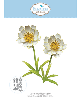 Elizabeth Craft Designs Bloom Wildly Die Blackfoot Daisy by Paper Flowers (2378)