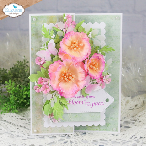 Elizabeth Craft Designs Bloom Wildly Die Wild Poppy by Paper Flowers (2376) Elizabeth Craft Designs Bloom Wildly Die Wild Poppy by Paper Flowers (2376)