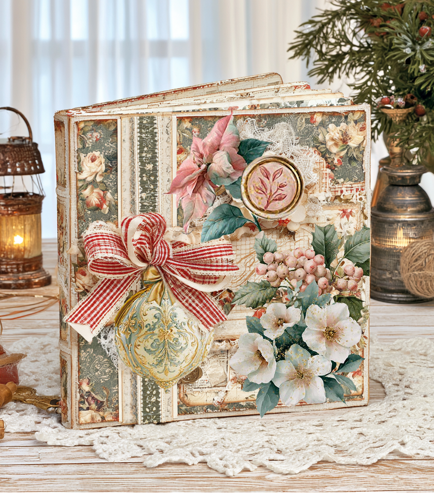 Ciao Bella Golden Winter A4 Junk Journal Ephemera Book (32pcs) (CBB032) Ciao Bella Golden Winter A4 Junk Journal Ephemera Book (32pcs) (CBB032)