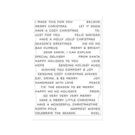 Hero Arts Home for the Holidays Stamp Set Season's Greetings (CM865) Hero Arts Home for the Holidays Stamp Set Season's Greetings (CM865)