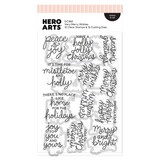 Hero Arts Home for the Holidays Stamp & Cut Very Merry Wishes (DC362)