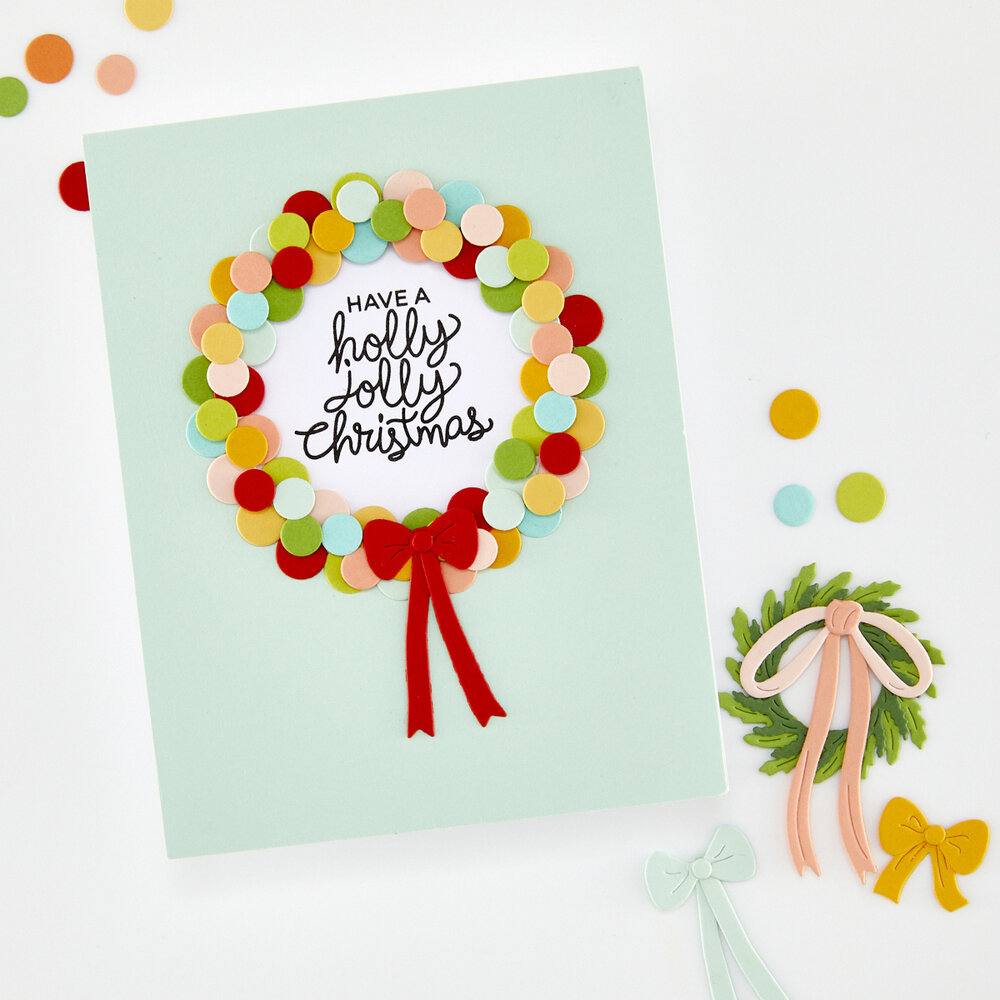 Hero Arts Home for the Holidays Stamp & Cut Very Merry Wishes (DC362) Hero Arts Home for the Holidays Stamp & Cut Very Merry Wishes (DC362)