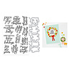 Hero Arts Home for the Holidays Stamp & Cut Very Merry Wishes (DC362) Hero Arts Home for the Holidays Stamp & Cut Very Merry Wishes (DC362)