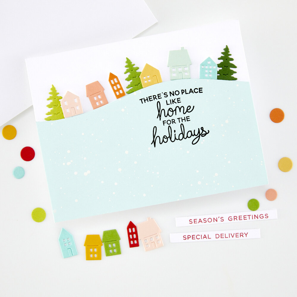 Hero Arts Home for the Holidays Die Set Winter Wreath Accessories (DF303) Hero Arts Home for the Holidays Die Set Winter Wreath Accessories (DF303)