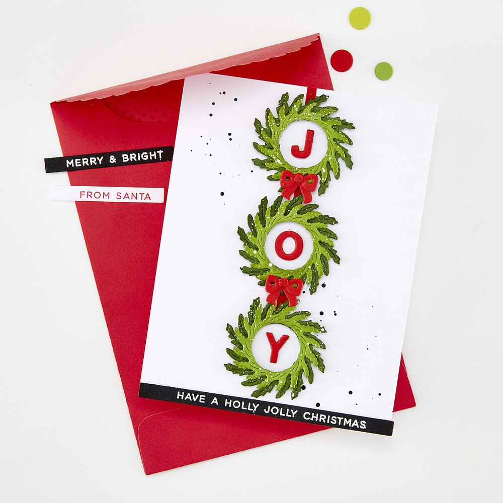 Hero Arts Home for the Holidays Die Set Winter Wreath (DF302) Hero Arts Home for the Holidays Die Set Winter Wreath (DF302)