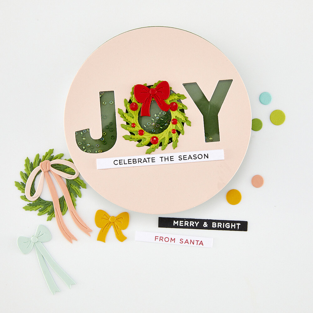 Hero Arts Home for the Holidays Die Set Winter Wreath (DF302) Hero Arts Home for the Holidays Die Set Winter Wreath (DF302)
