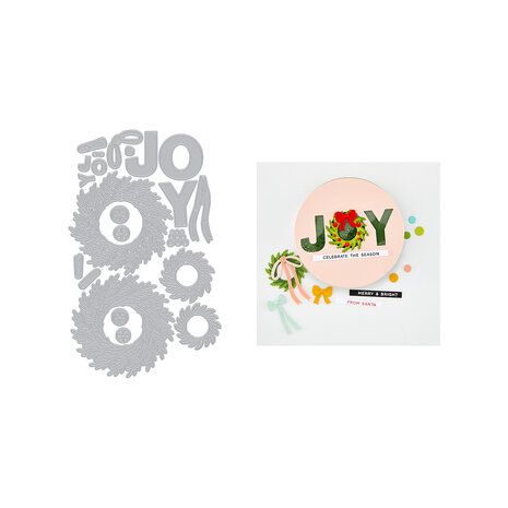 Hero Arts Home for the Holidays Die Set Winter Wreath (DF302) Hero Arts Home for the Holidays Die Set Winter Wreath (DF302)