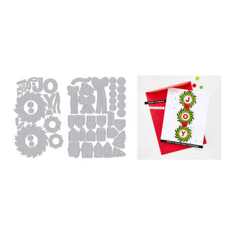 Hero Arts Home for the Holidays Bundle Winter Wreath (WB1207) Hero Arts Home for the Holidays Bundle Winter Wreath (WB1207)