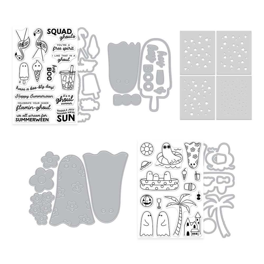 Hero Arts Summerween Want It All Bundle (WB1209) Hero Arts Summerween Want It All Bundle (WB1209)