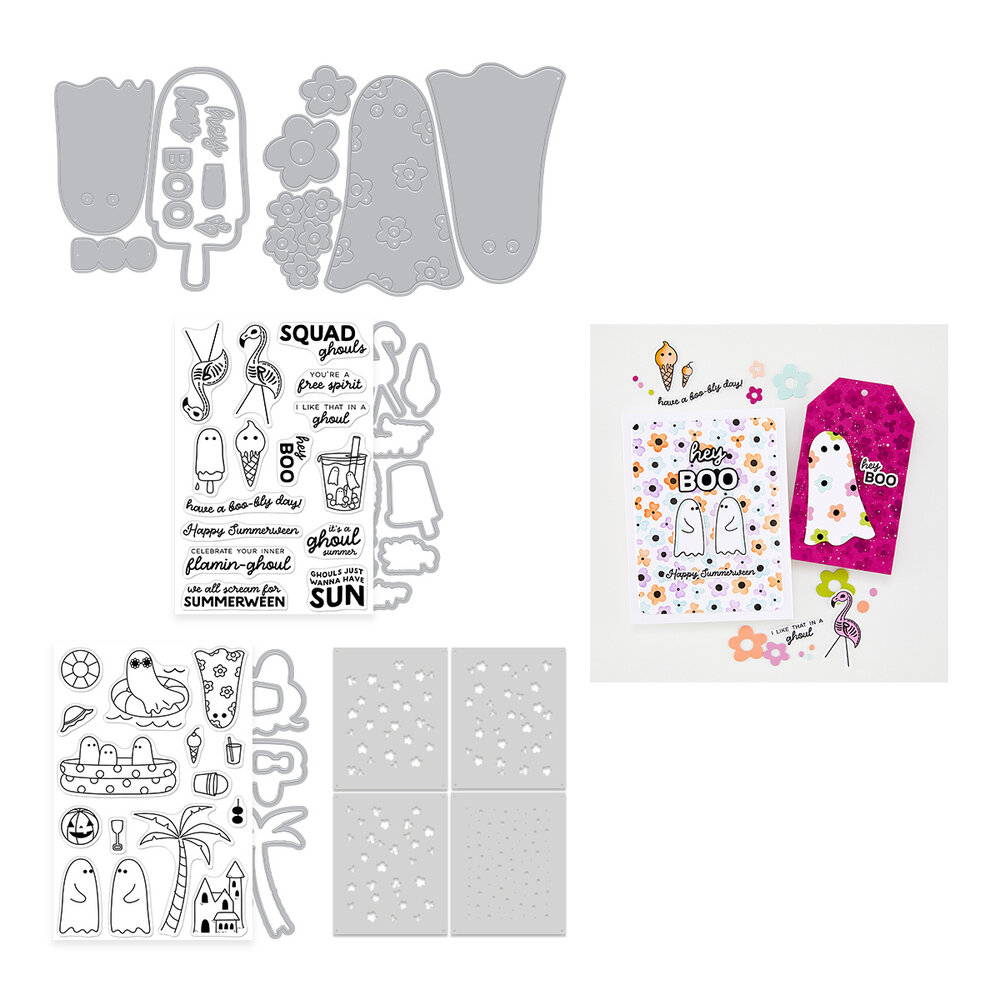 Hero Arts Summerween Want It All Bundle (WB1209) Hero Arts Summerween Want It All Bundle (WB1209)