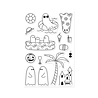 Hero Arts Summerween Stamp Set Beach Boos (CM862) Hero Arts Summerween Stamp Set Beach Boos (CM862)