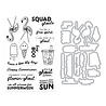 Hero Arts Summerween Stamp & Cut Ghoul Summer (DC361) Hero Arts Summerween Stamp & Cut Ghoul Summer (DC361)